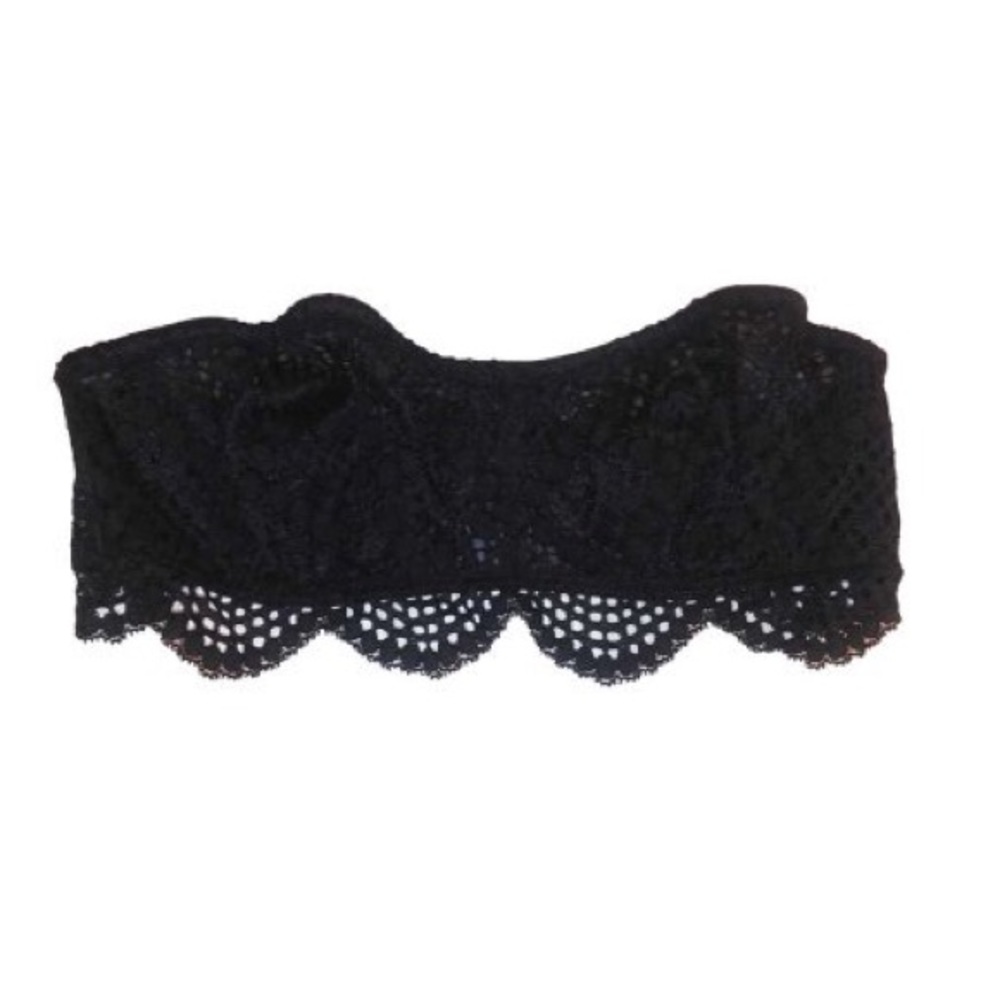 VS black lace bandeau
